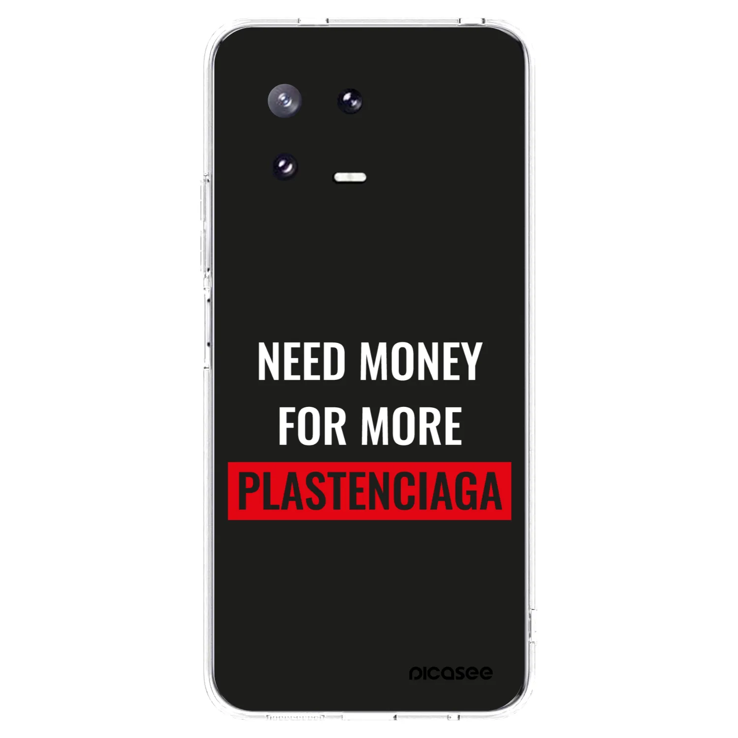 Picasee silikonowe przeźroczyste etui na Xiaomi 13 Pro - More PLASTENCIAGA
