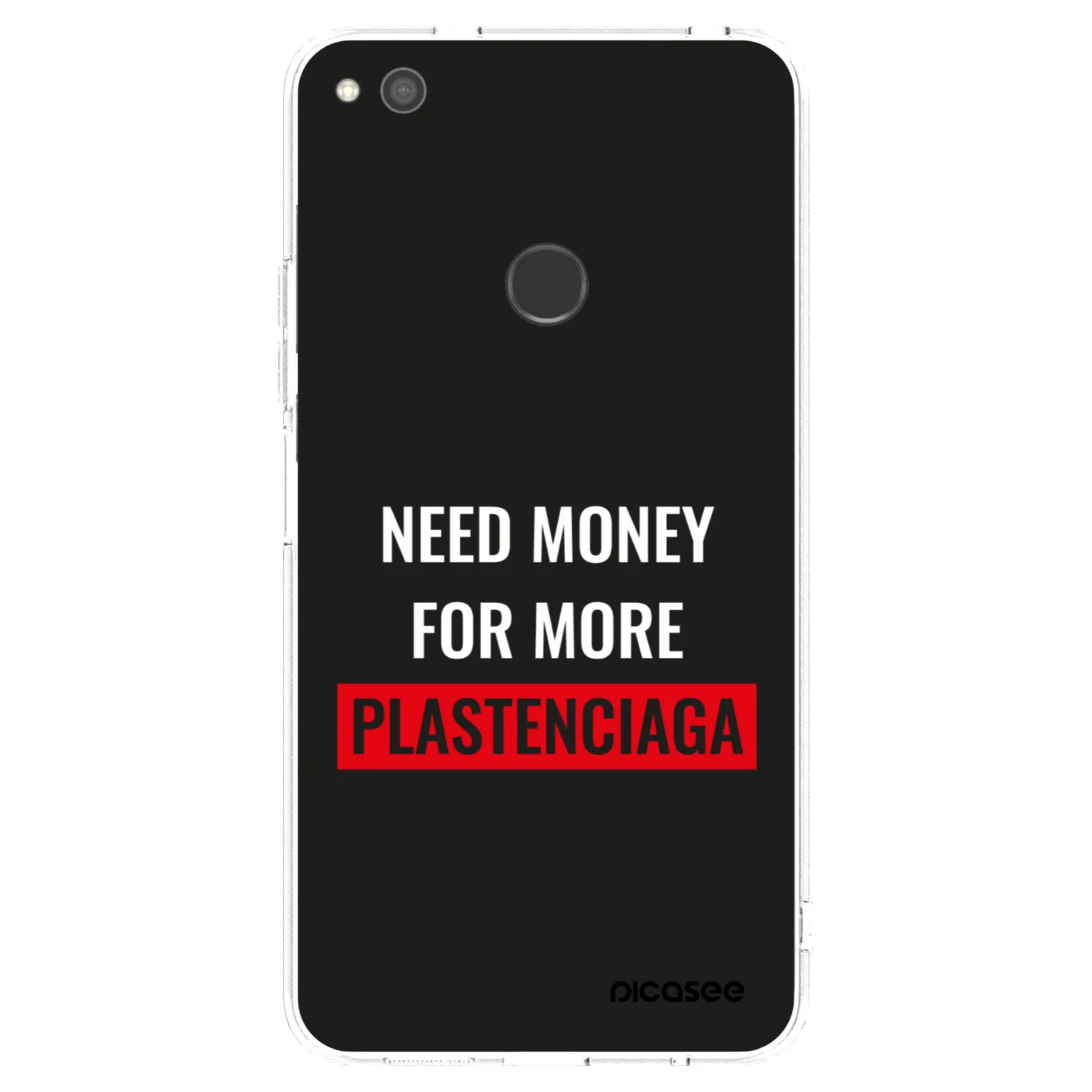 Picasee silikonowe przeźroczyste etui na Huawei P9 Lite 2017 - More PLASTENCIAGA