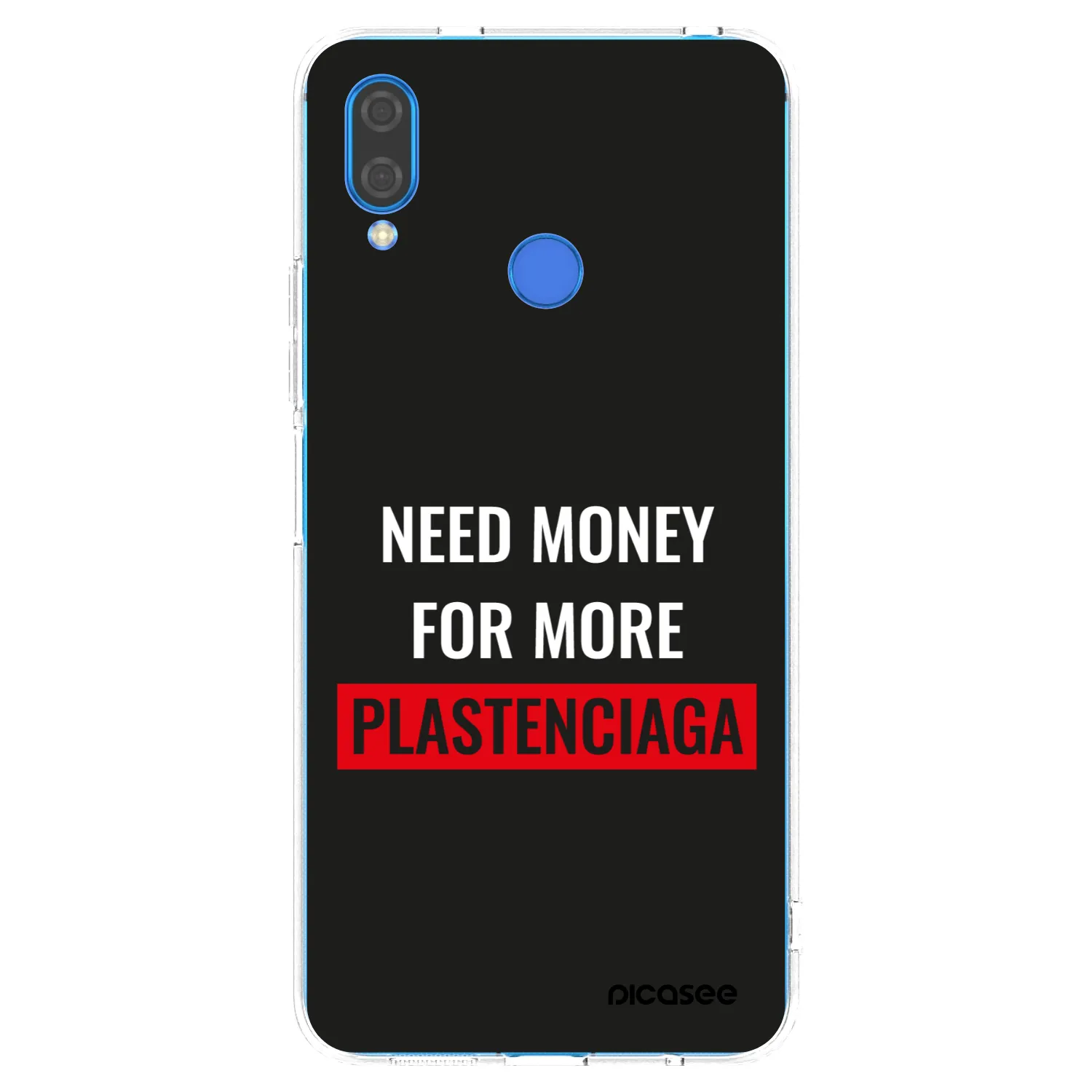 Picasee silikonowe przeźroczyste etui na Huawei Nova 3i - More PLASTENCIAGA