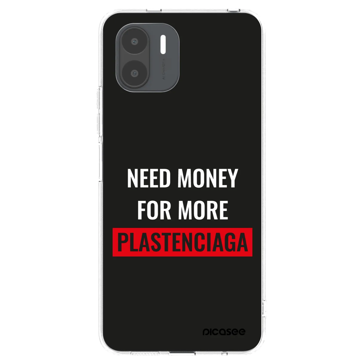 Picasee silikonowe przeźroczyste etui na Xiaomi Redmi A2 - More PLASTENCIAGA
