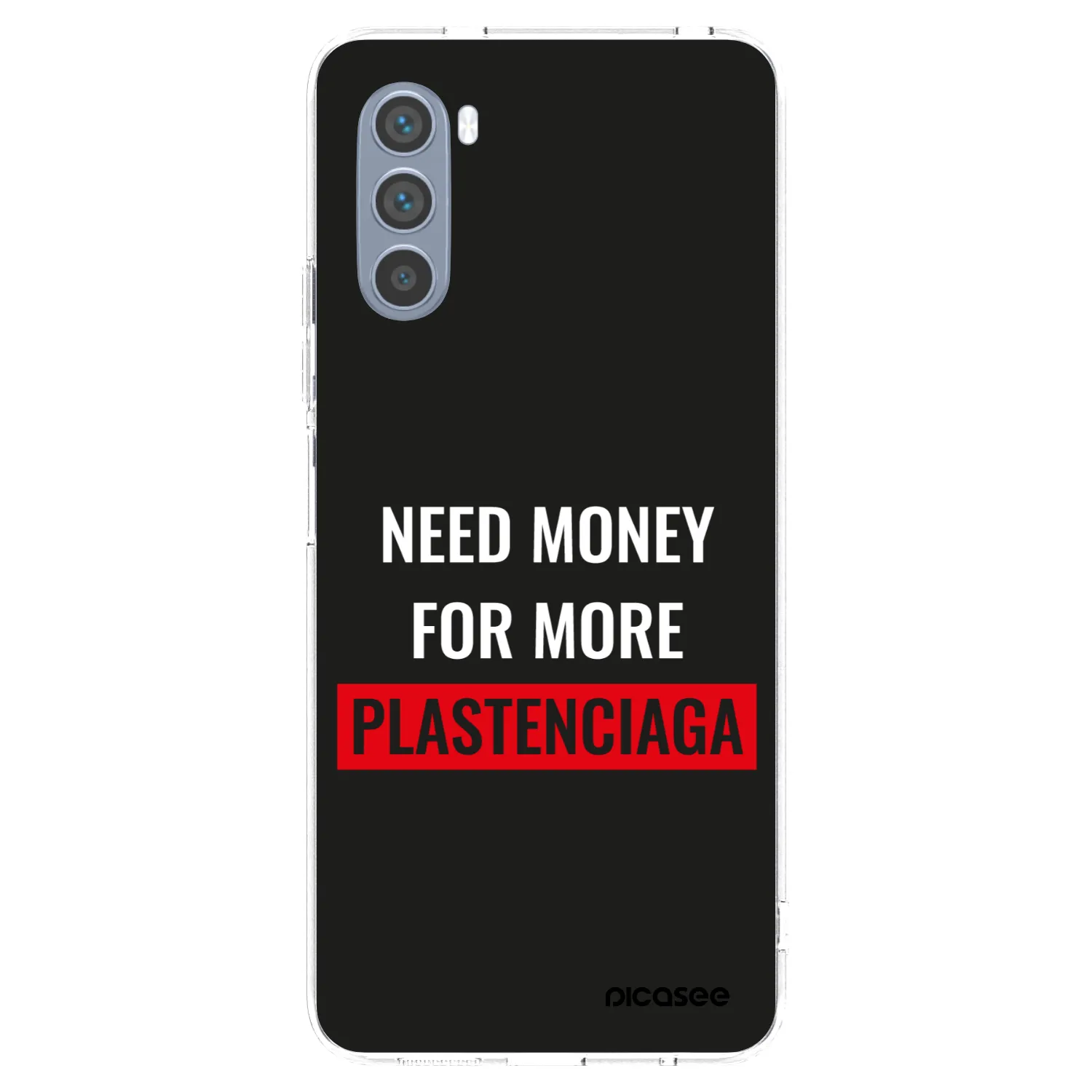 Picasee silikonowe przeźroczyste etui na Motorola Moto G62 - More PLASTENCIAGA