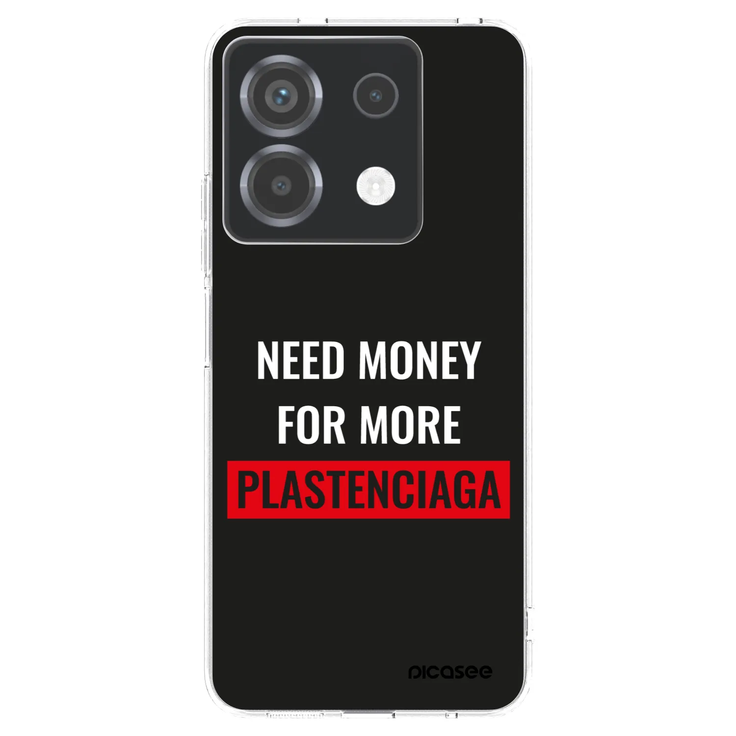 Picasee silikonowe przeźroczyste etui na Xiaomi Poco X6 - More PLASTENCIAGA