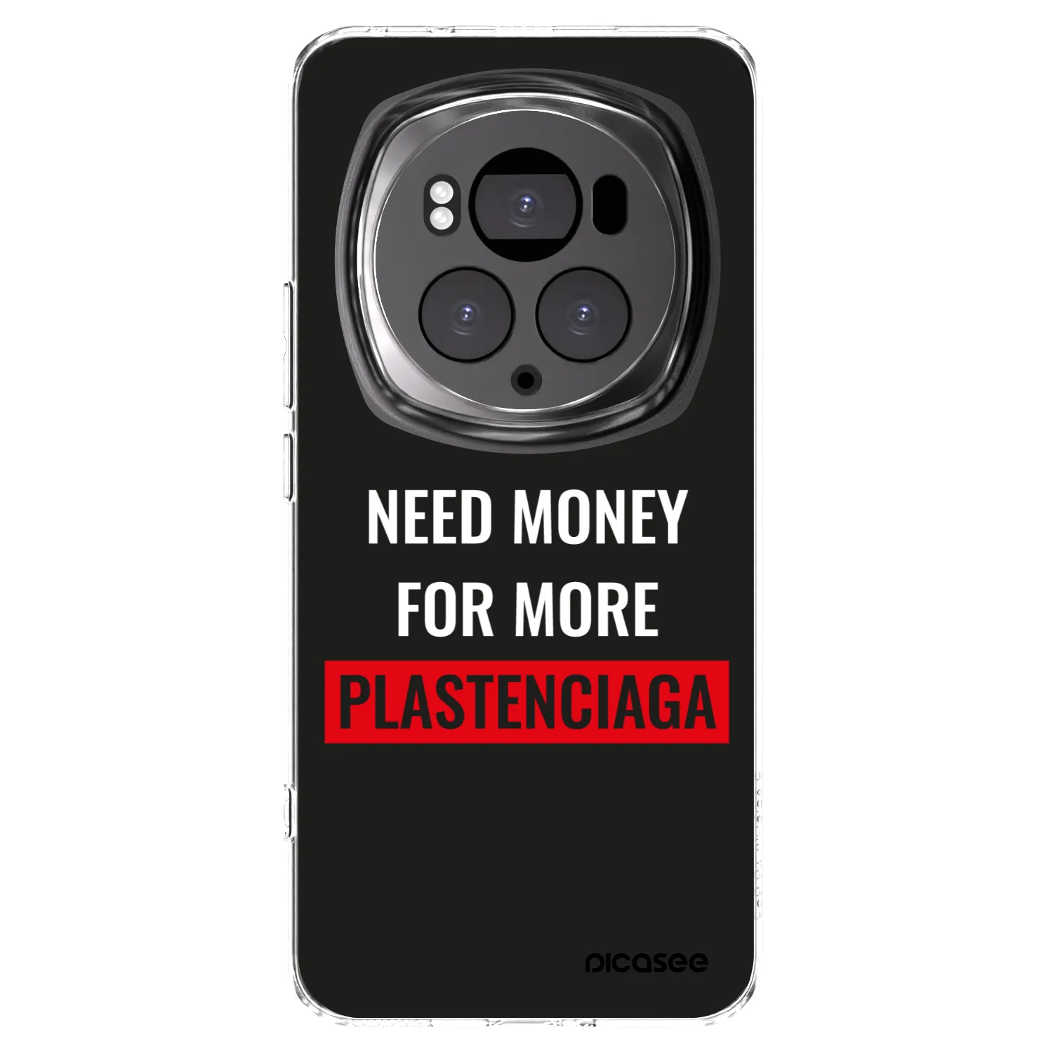 Picasee silikonowe przeźroczyste etui na Honor Magic6 Pro - More PLASTENCIAGA