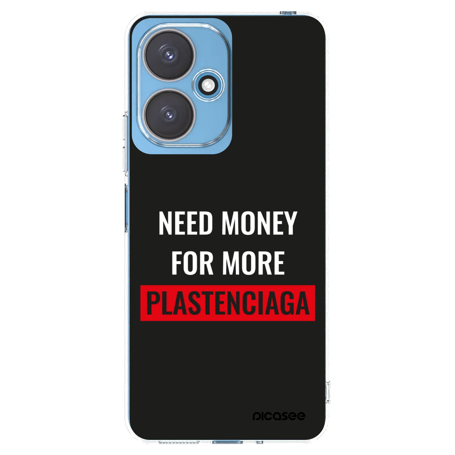 Picasee silikonowe przeźroczyste etui na Xiaomi Redmi 13C 5G - More PLASTENCIAGA