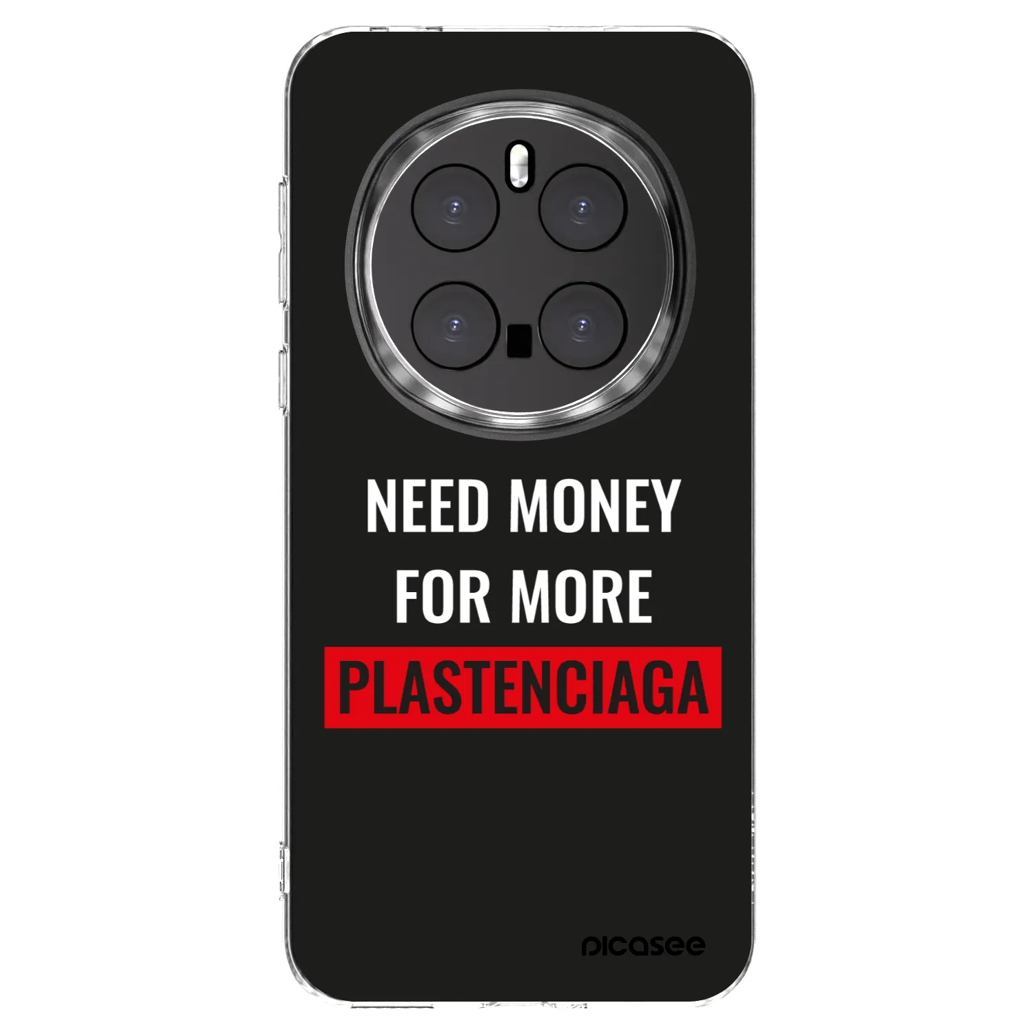 Picasee silikonowe przeźroczyste etui na Honor Magic7 Pro 5G - More PLASTENCIAGA