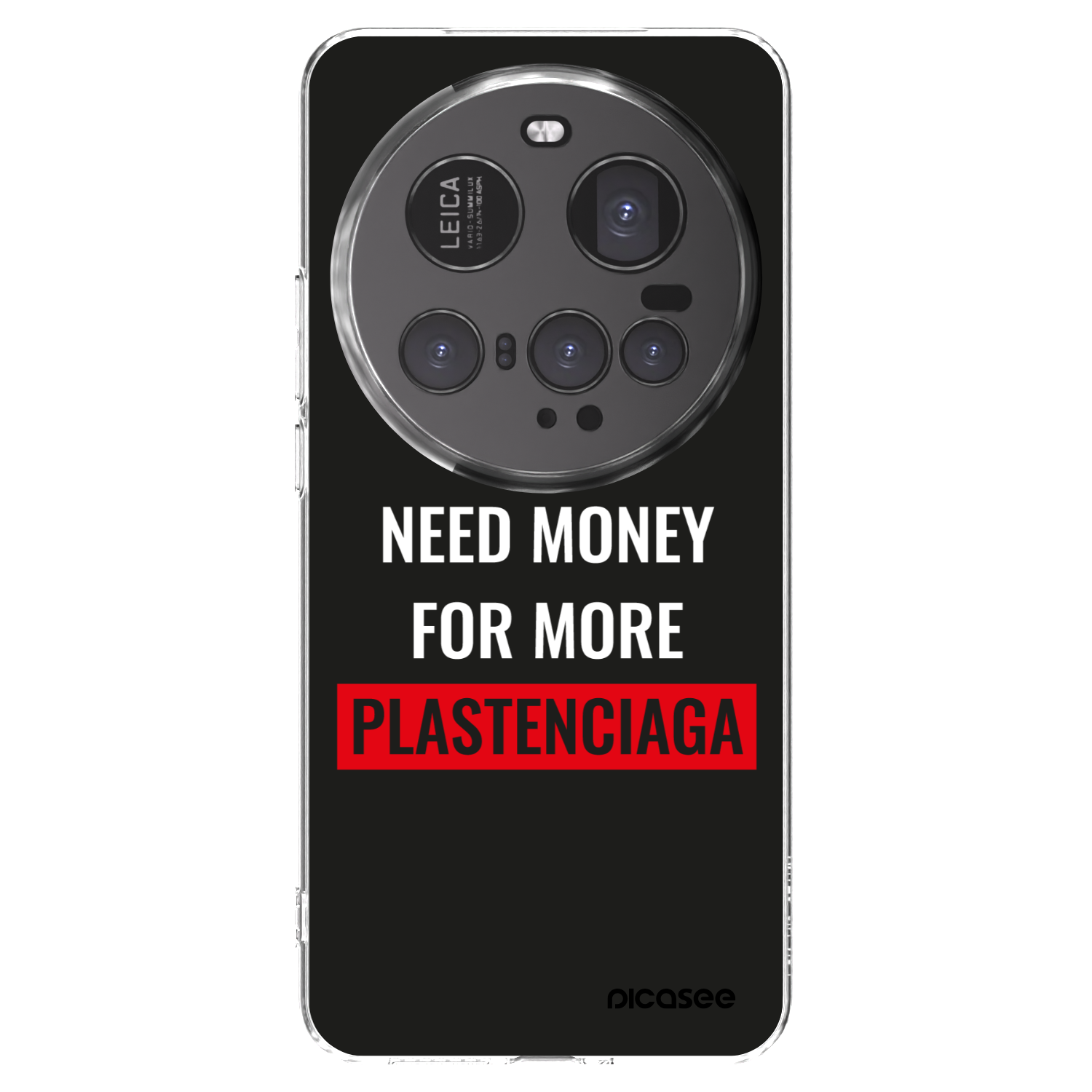Picasee silikonowe przeźroczyste etui na Xiaomi 15 Ultra - More PLASTENCIAGA