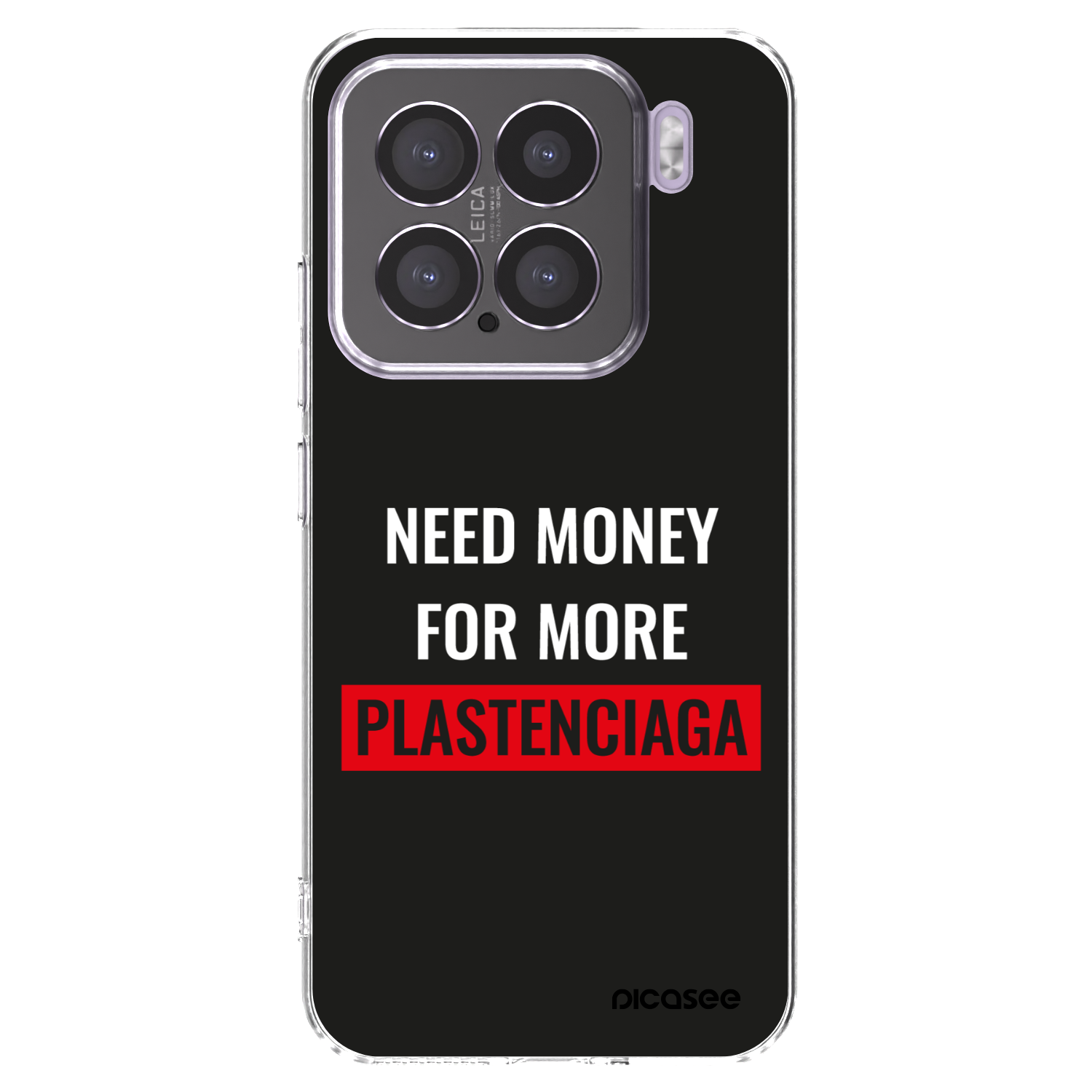 Picasee silikonowe przeźroczyste etui na Xiaomi 15 - More PLASTENCIAGA