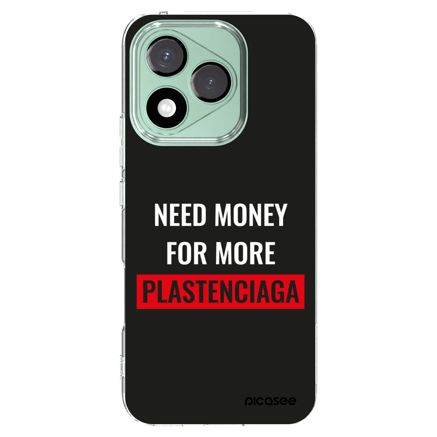 Picasee silikonowe przeźroczyste etui na Honor 400 Lite 5G - More PLASTENCIAGA