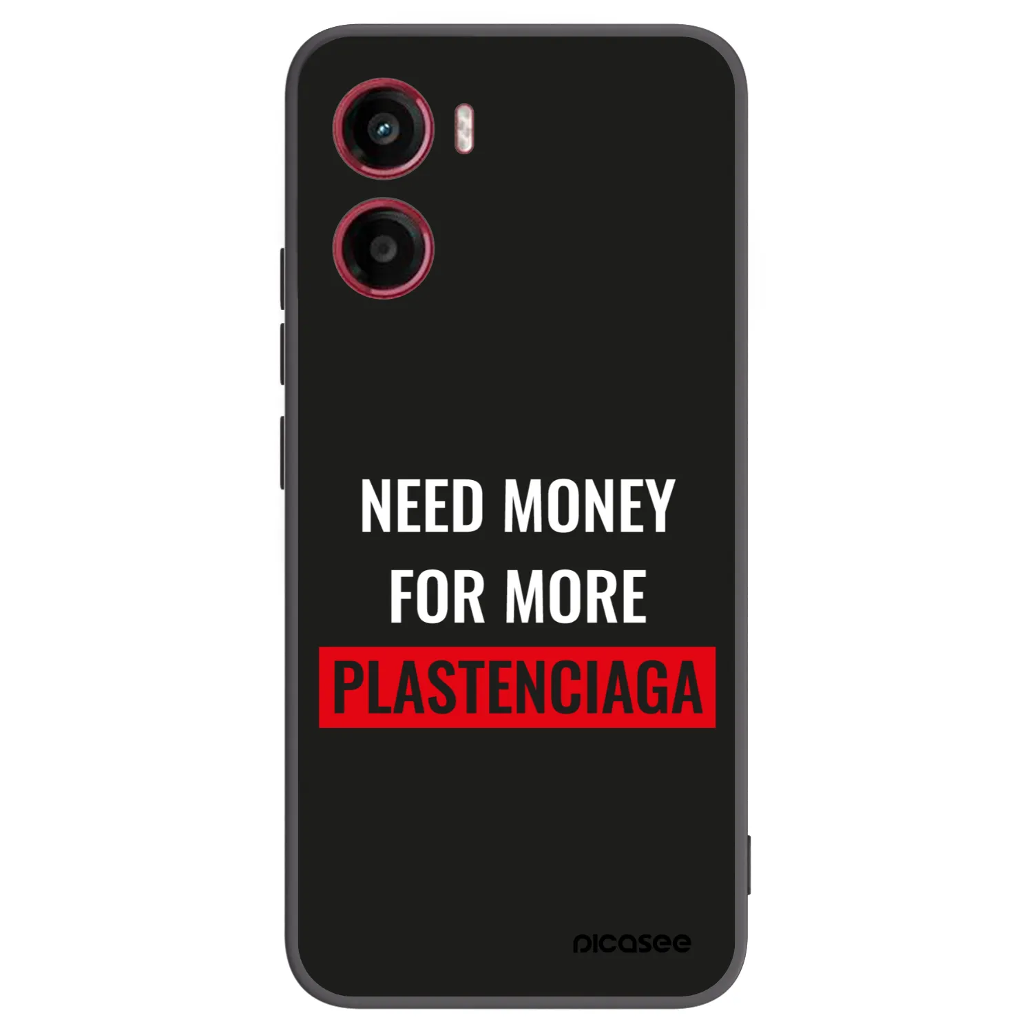 Picasee silikonowe czarne etui na Motorola Moto G05 - More PLASTENCIAGA
