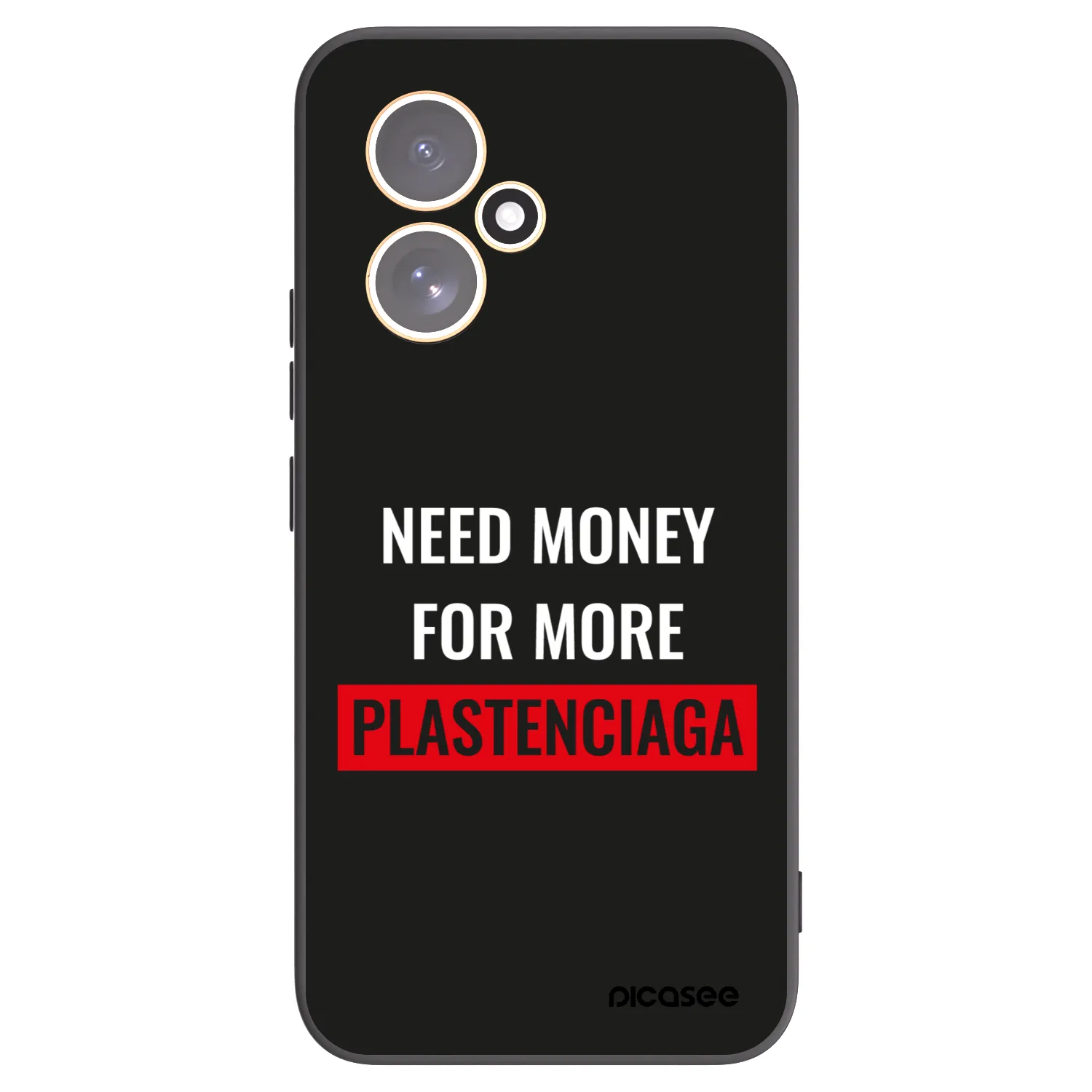 Picasee silikonowe czarne etui na Honor 400 5G - More PLASTENCIAGA