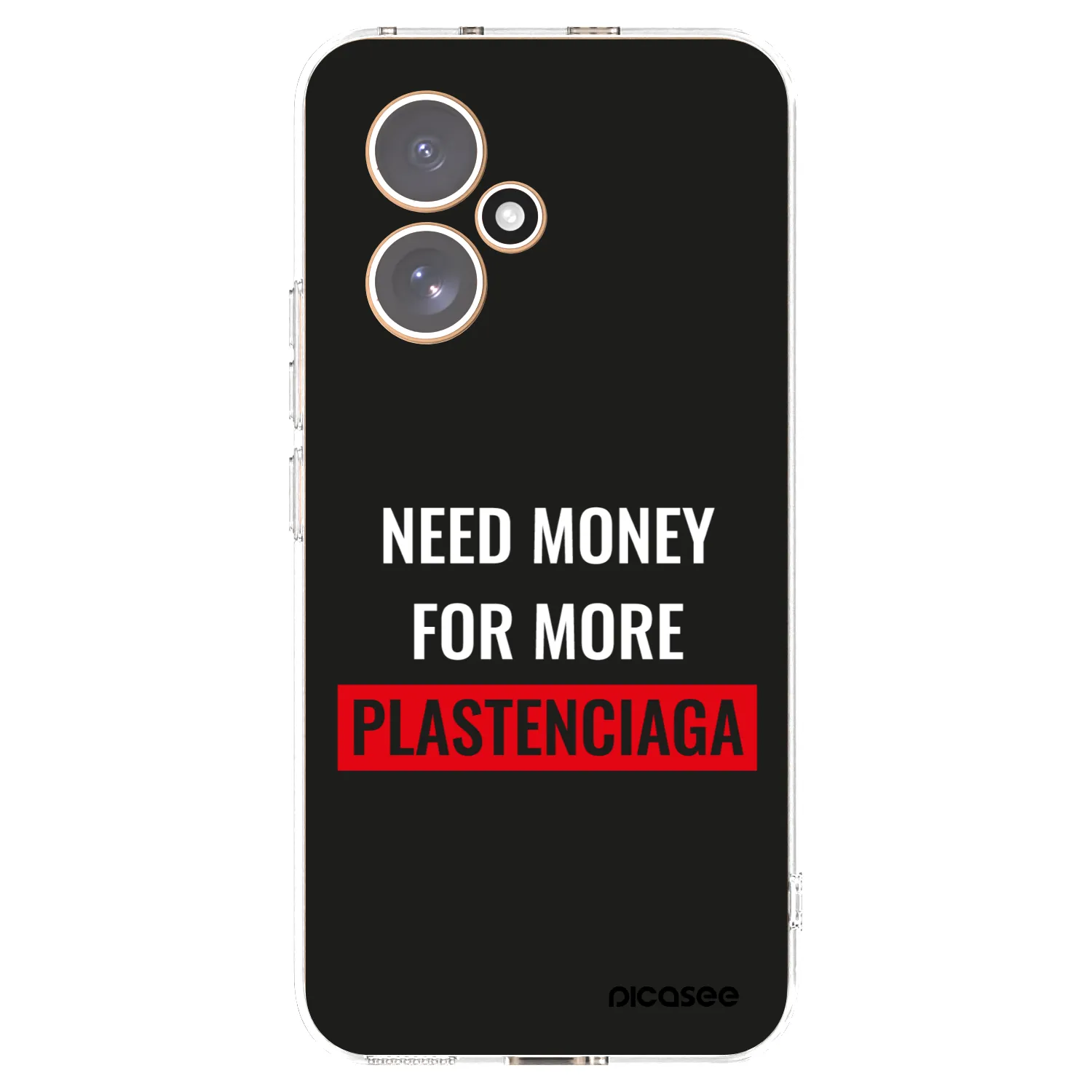 Picasee silikonowe przeźroczyste etui na Honor 400 5G - More PLASTENCIAGA