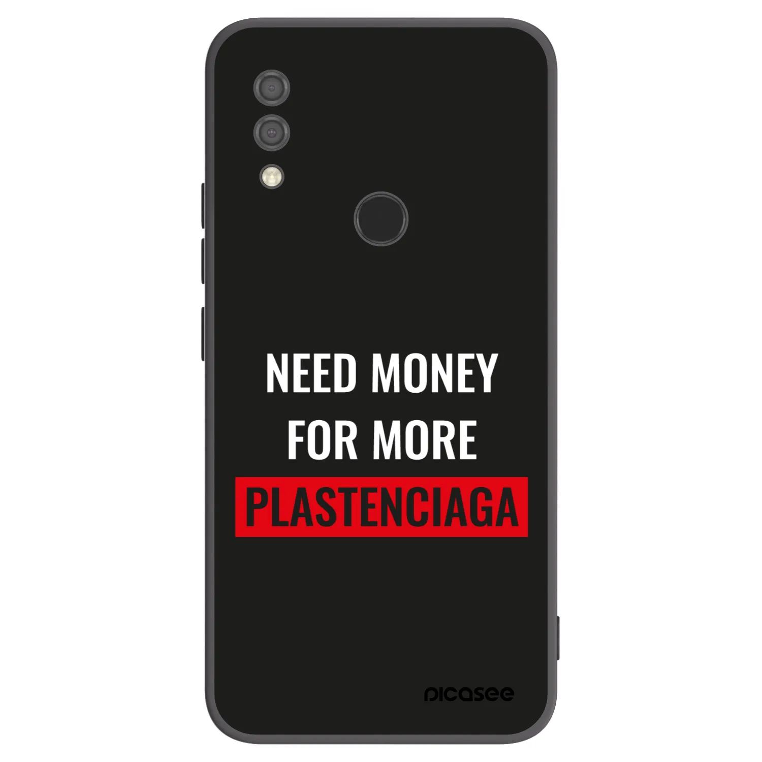 Picasee silikonowe czarne etui na Xiaomi Redmi 7 - More PLASTENCIAGA