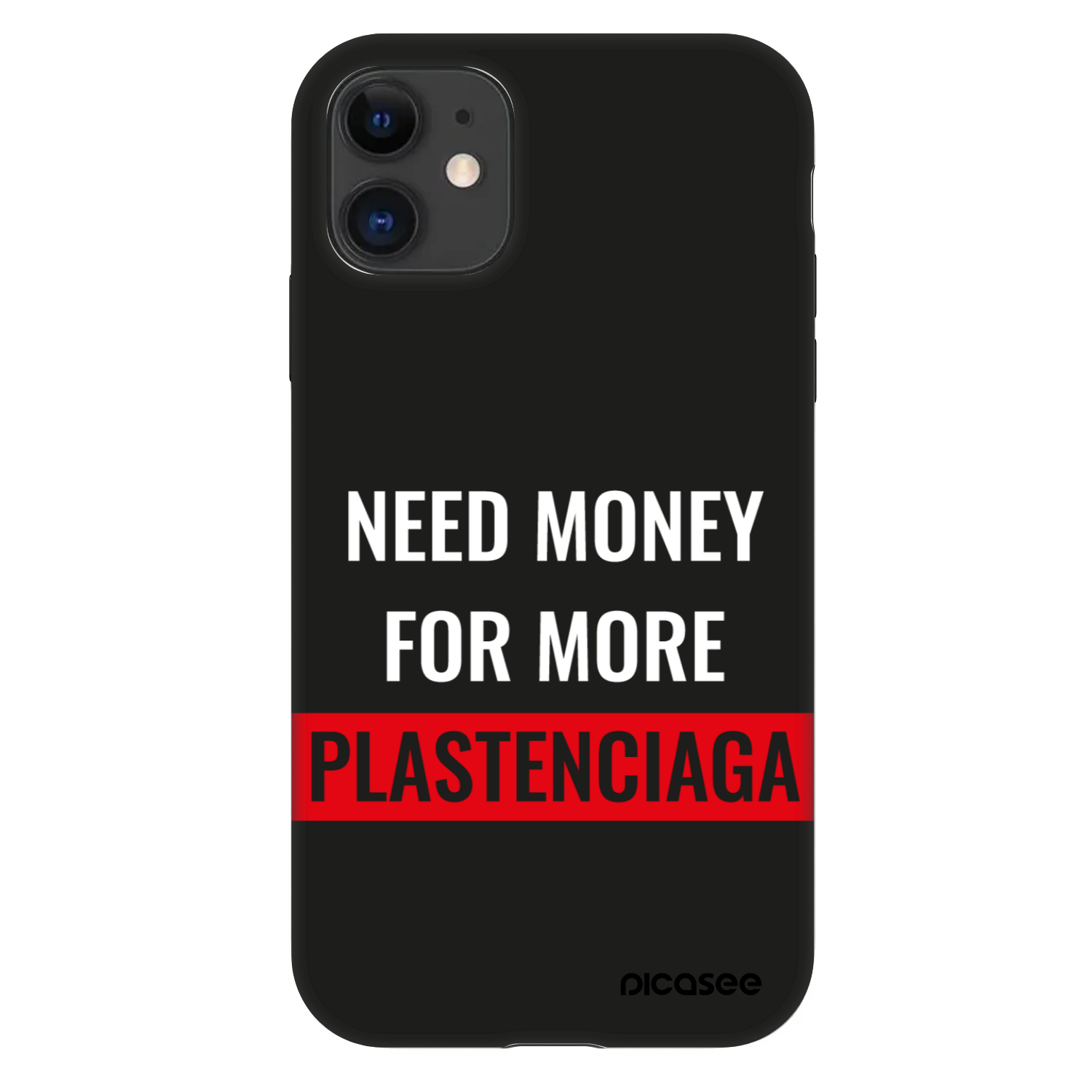 Picasee Fashion Case na Apple iPhone 11 - More PLASTENCIAGA