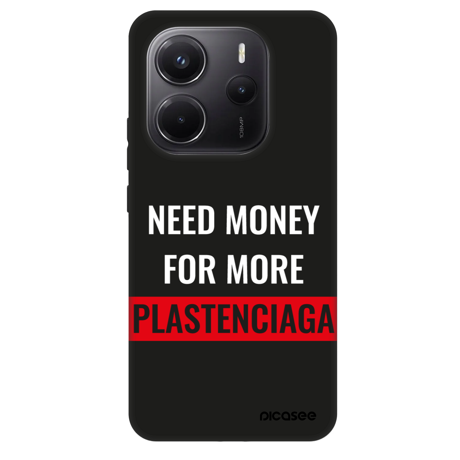 Picasee Fashion Case na Xiaomi Redmi Note 14 5G - More PLASTENCIAGA
