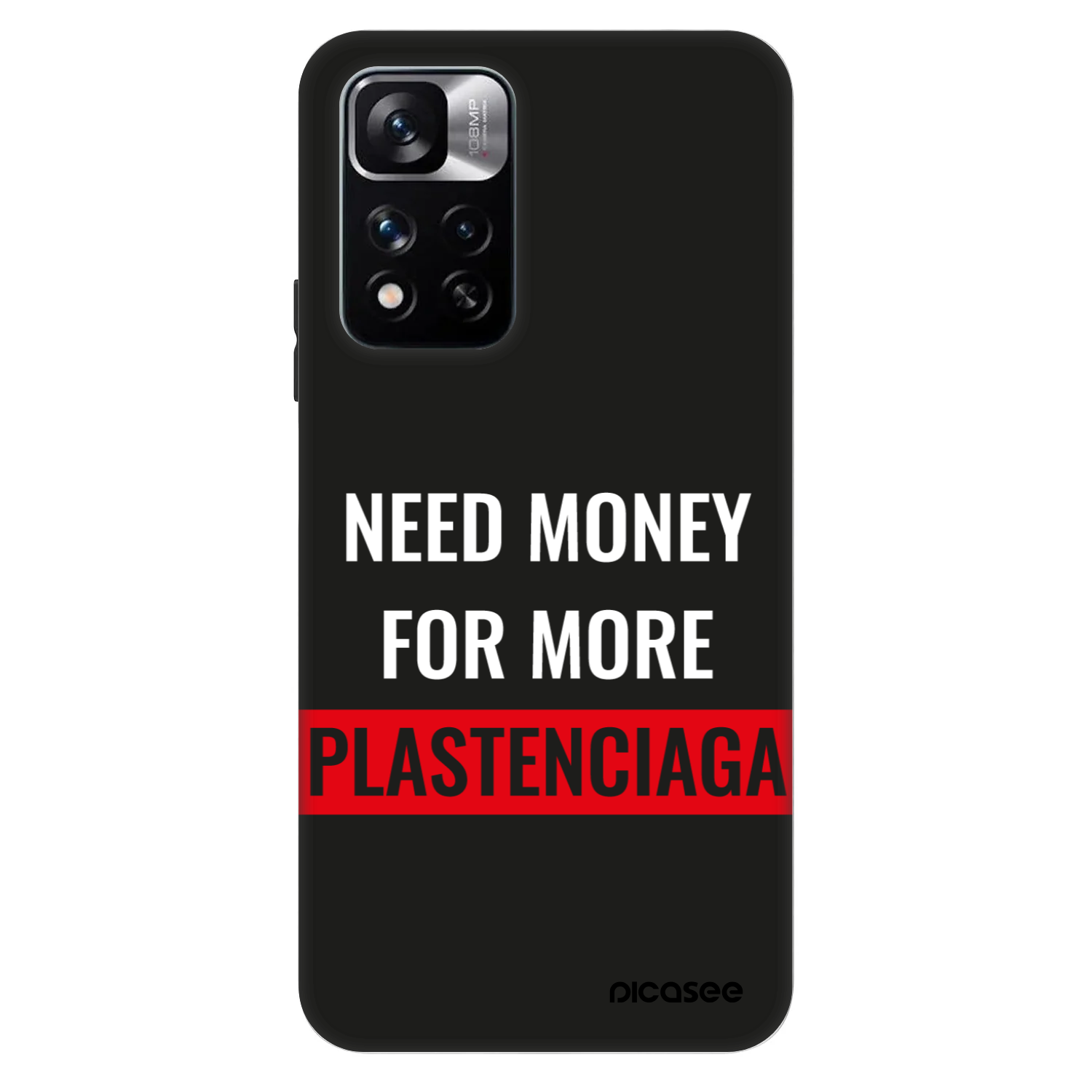 Picasee Fashion Case na Xiaomi Redmi Note 11 Pro 5G - More PLASTENCIAGA
