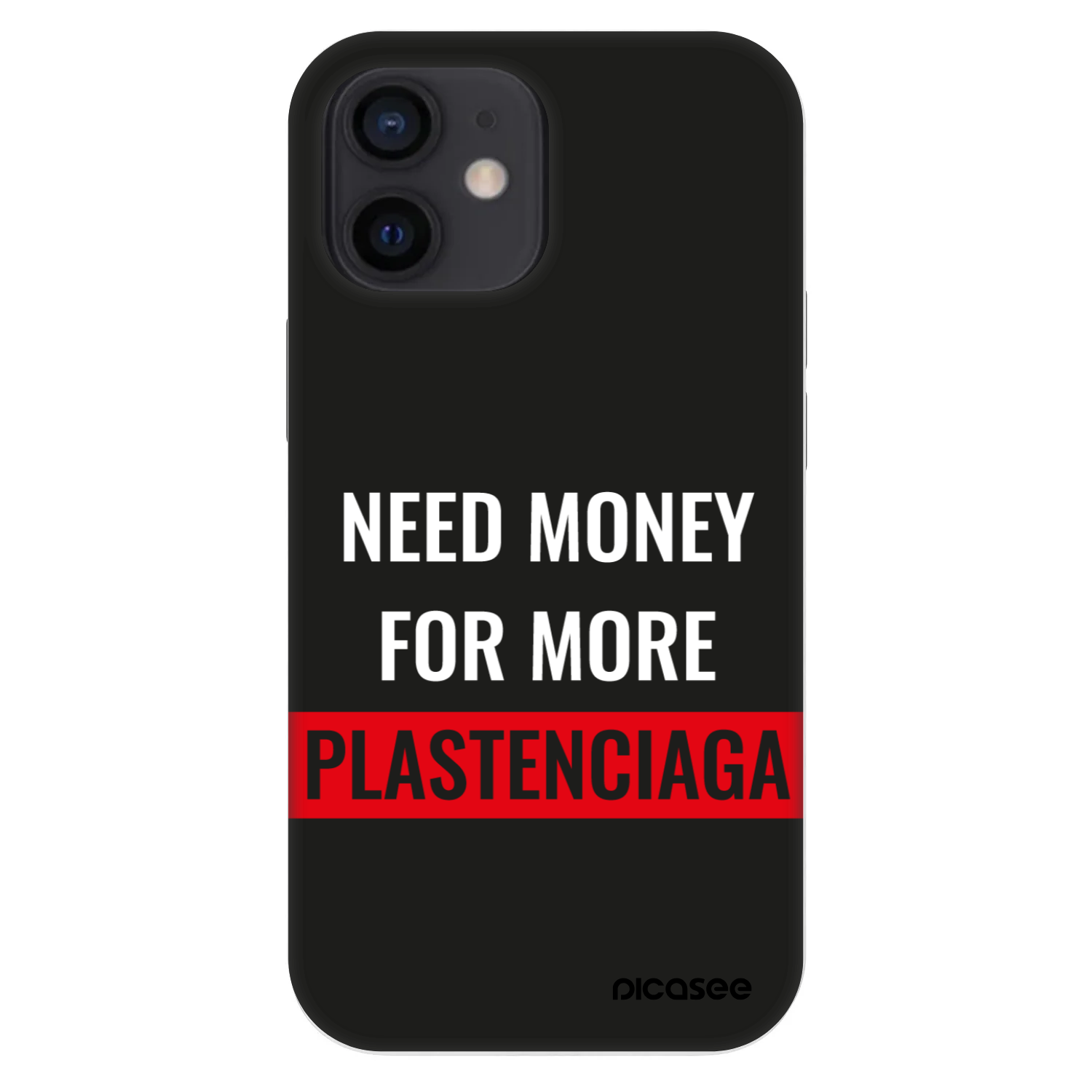 Picasee Fashion Case na Apple iPhone 12 mini - More PLASTENCIAGA