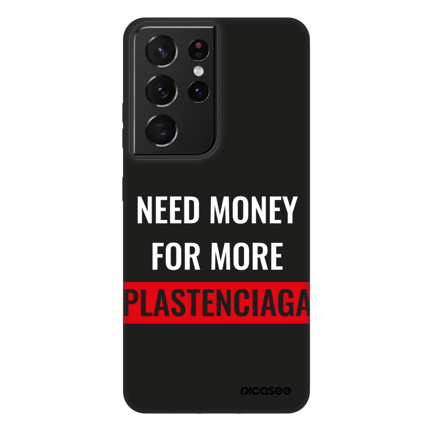 Picasee Fashion Case na Samsung Galaxy S21 Ultra 5G G998B - More PLASTENCIAGA