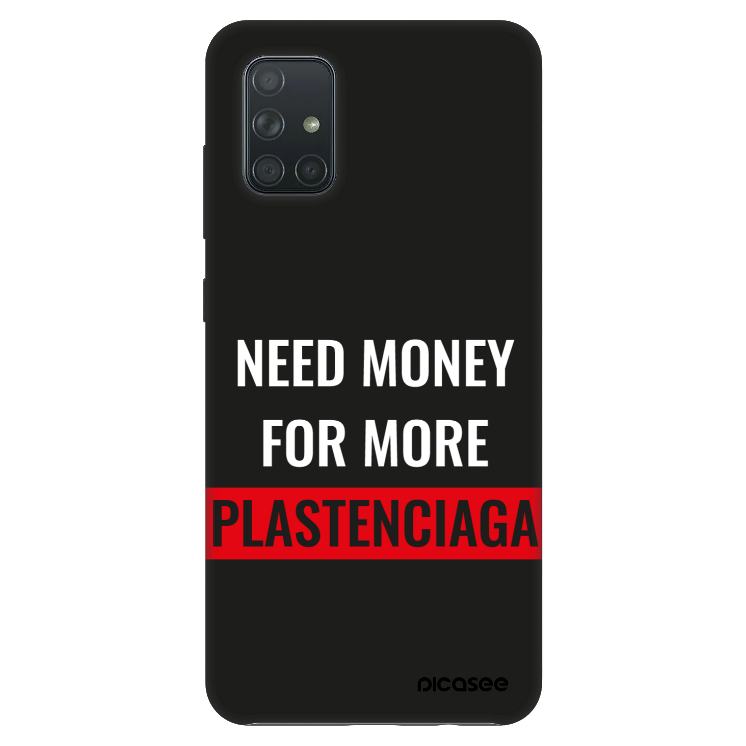 Picasee Fashion Case na Samsung Galaxy A71 A715F - More PLASTENCIAGA