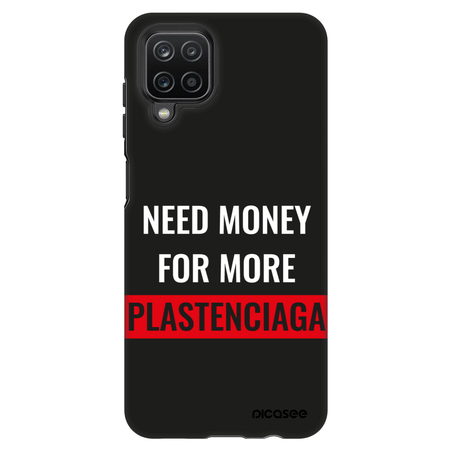 Picasee Fashion Case na Samsung Galaxy A12 A125F - More PLASTENCIAGA