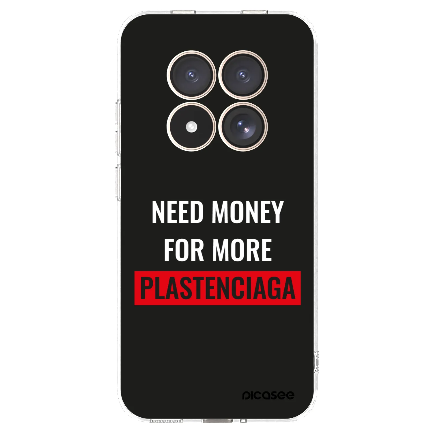 Picasee silikonowe przeźroczyste etui na Xiaomi Redmi Note 15 Pro 4G - More PLASTENCIAGA