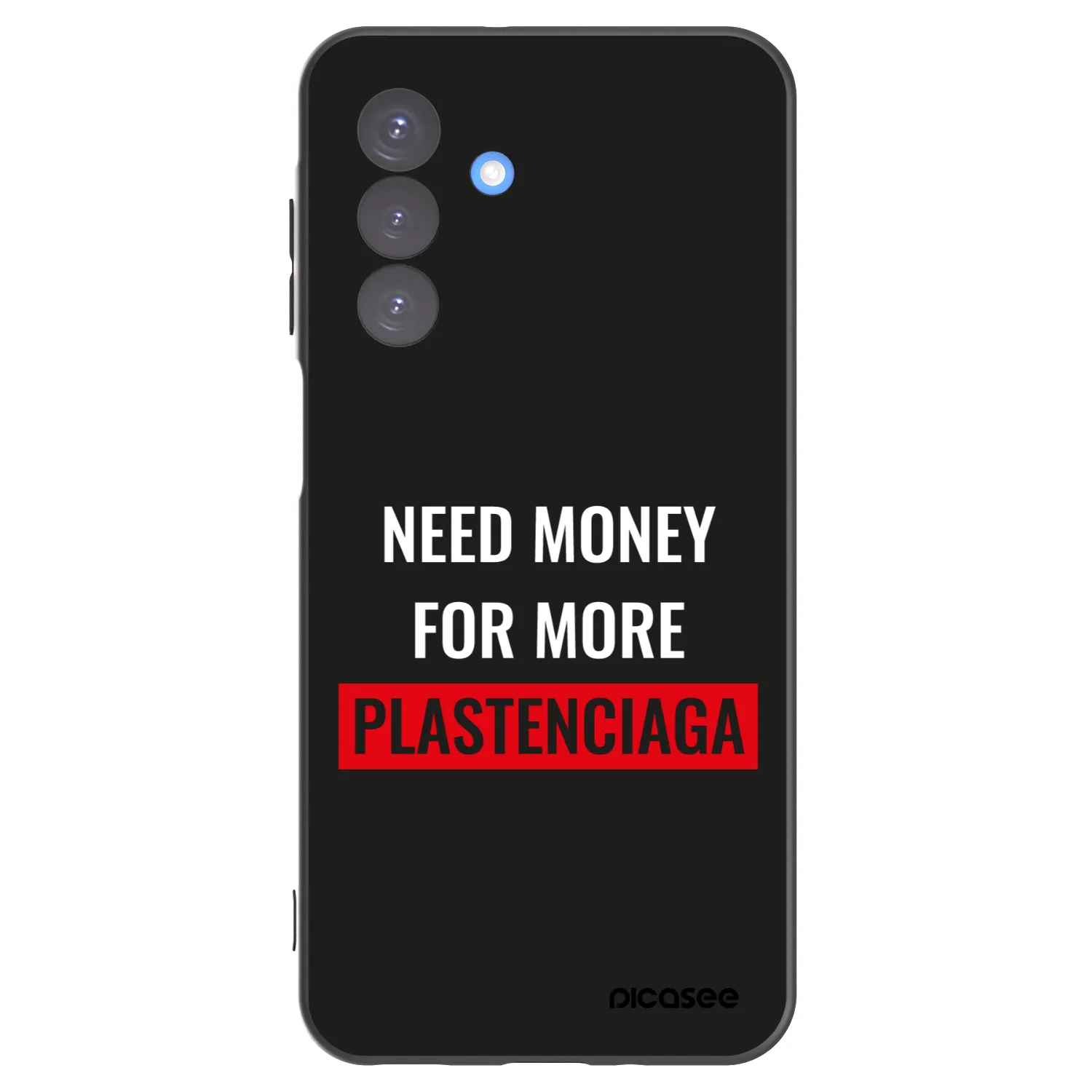 Picasee silikonowe czarne etui na Samsung Galaxy A17 5G - More PLASTENCIAGA