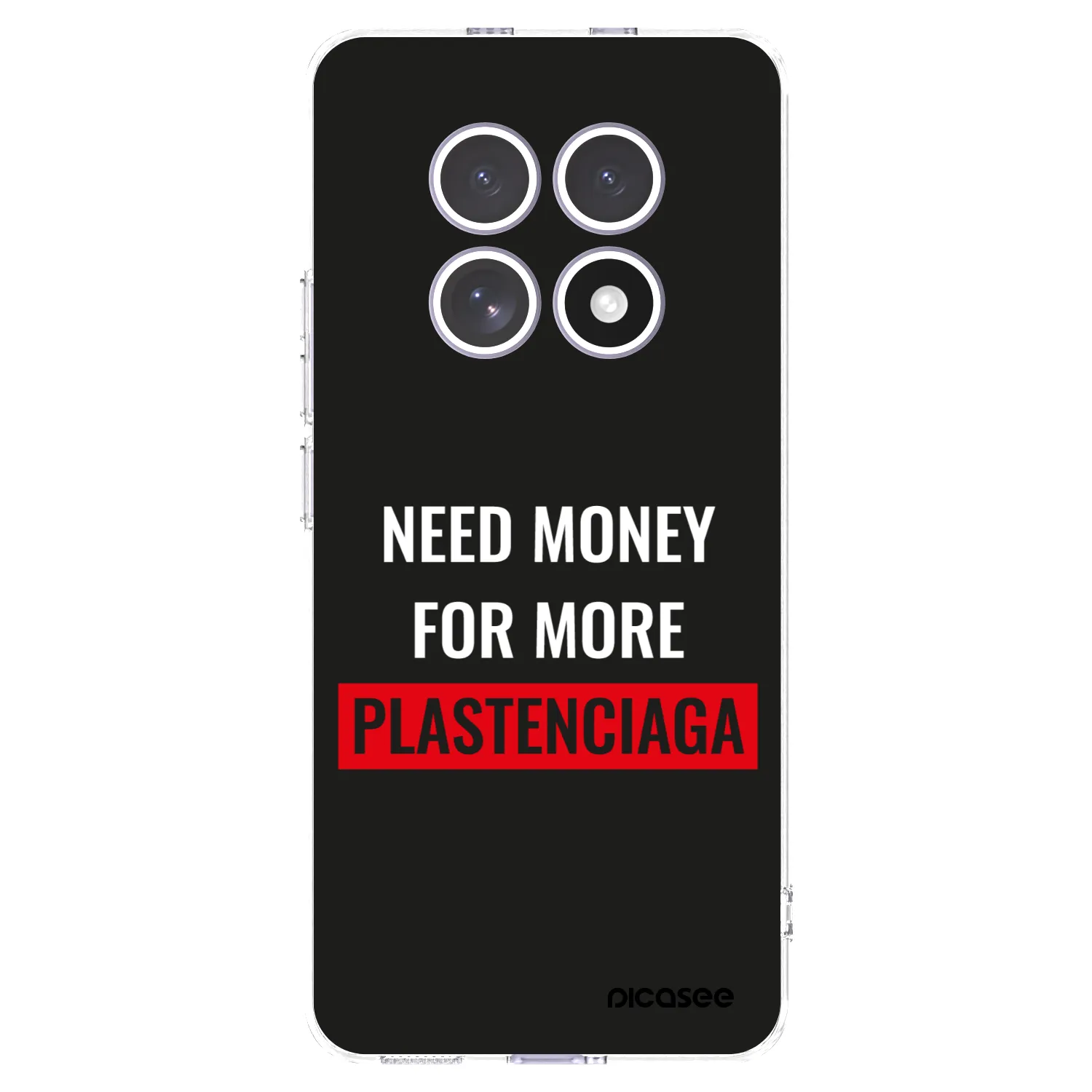 Picasee silikonowe przeźroczyste etui na Xiaomi Redmi Note 15 4G - More PLASTENCIAGA