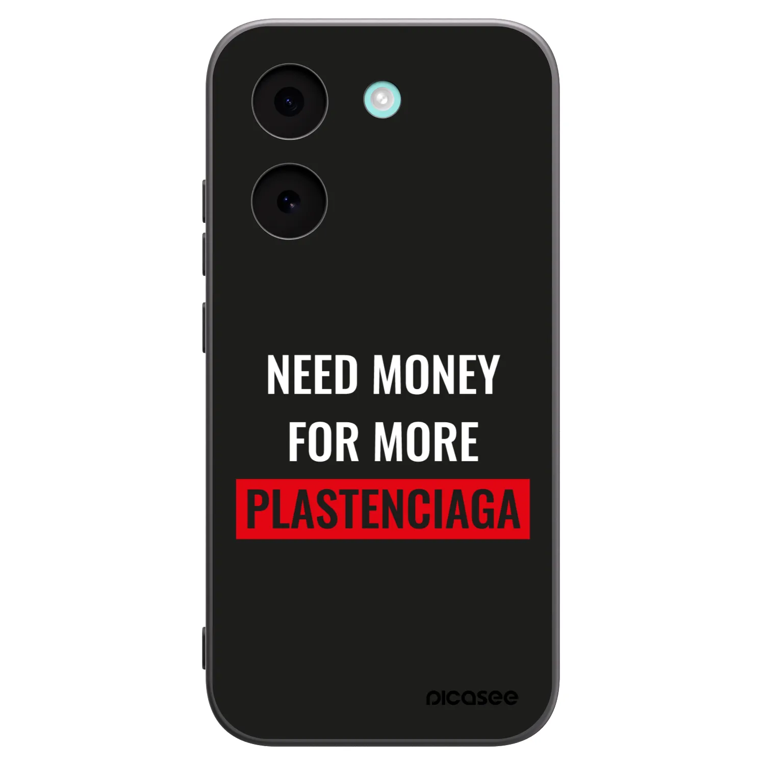 Picasee silikonowe czarne etui na Xiaomi Poco X8 Pro - More PLASTENCIAGA