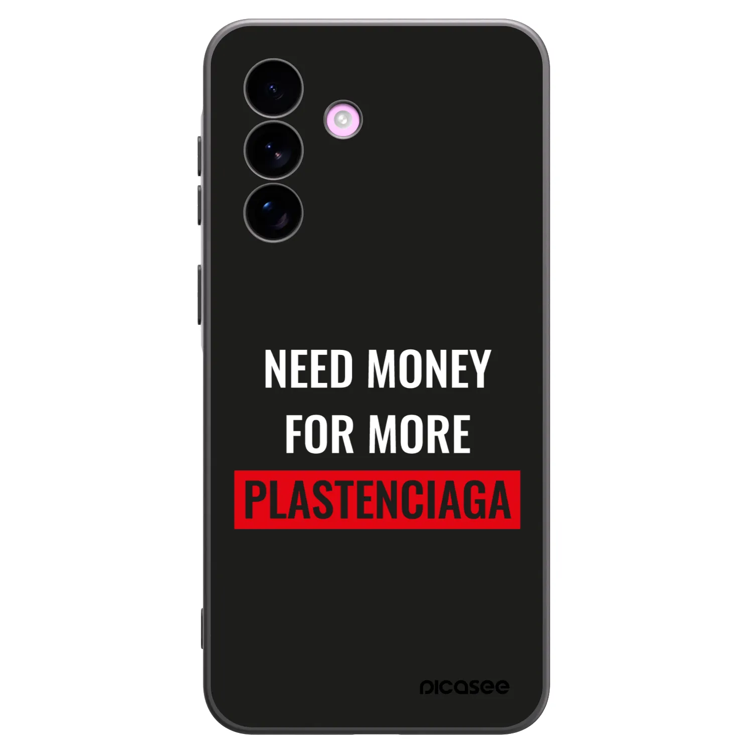 Picasee silikonowe czarne etui na Samsung Galaxy A57 5G - More PLASTENCIAGA