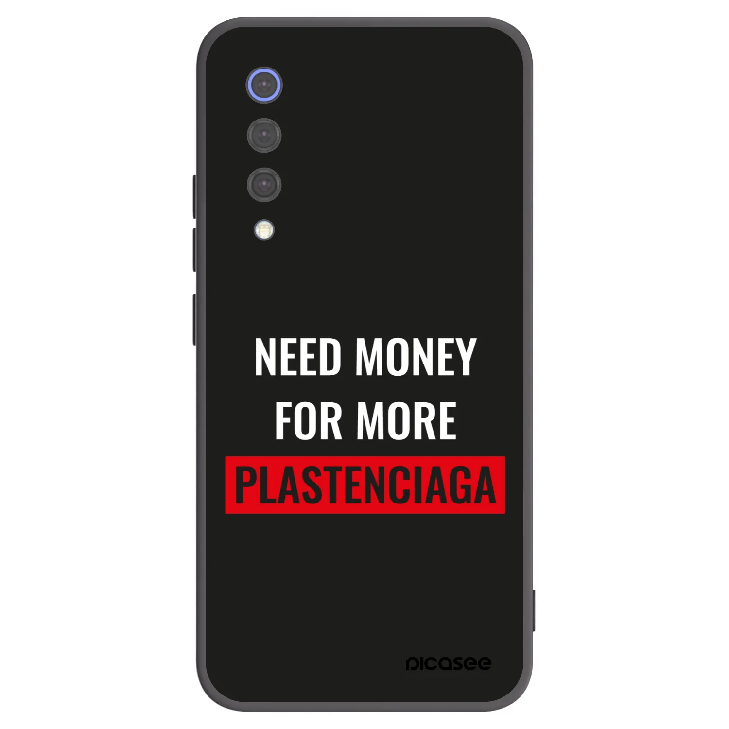 Picasee silikonowe czarne etui na Xiaomi Mi 9 SE - More PLASTENCIAGA