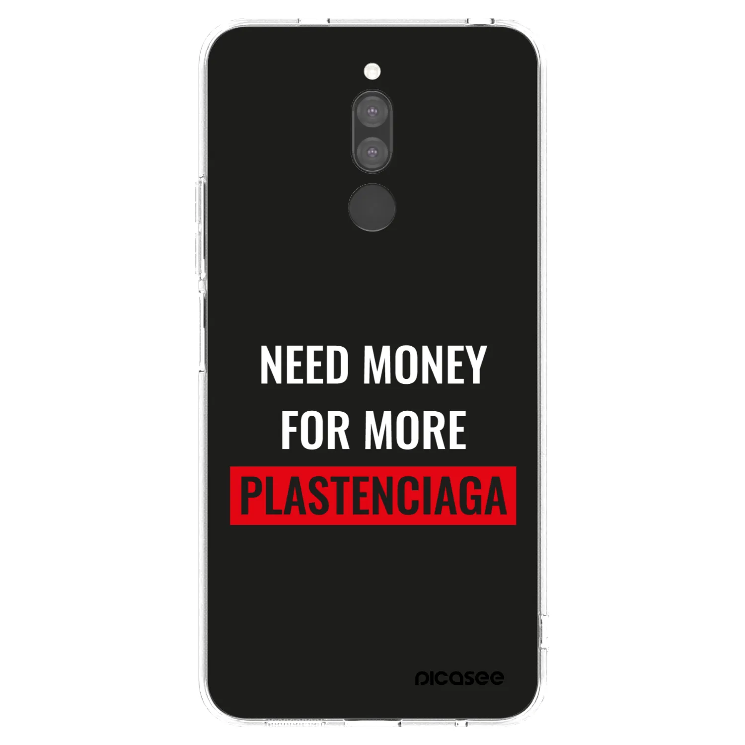 Picasee silikonowe przeźroczyste etui na Xiaomi Redmi 8 - More PLASTENCIAGA
