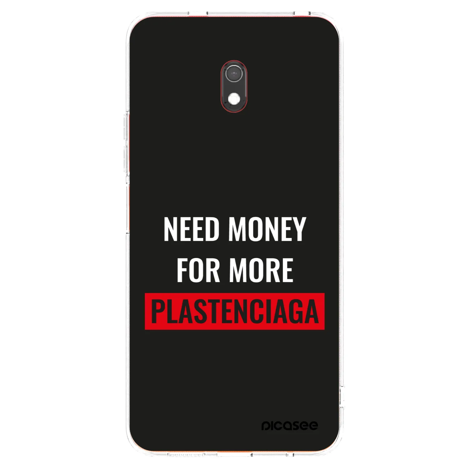 Picasee silikonowe przeźroczyste etui na Xiaomi Redmi 8A - More PLASTENCIAGA