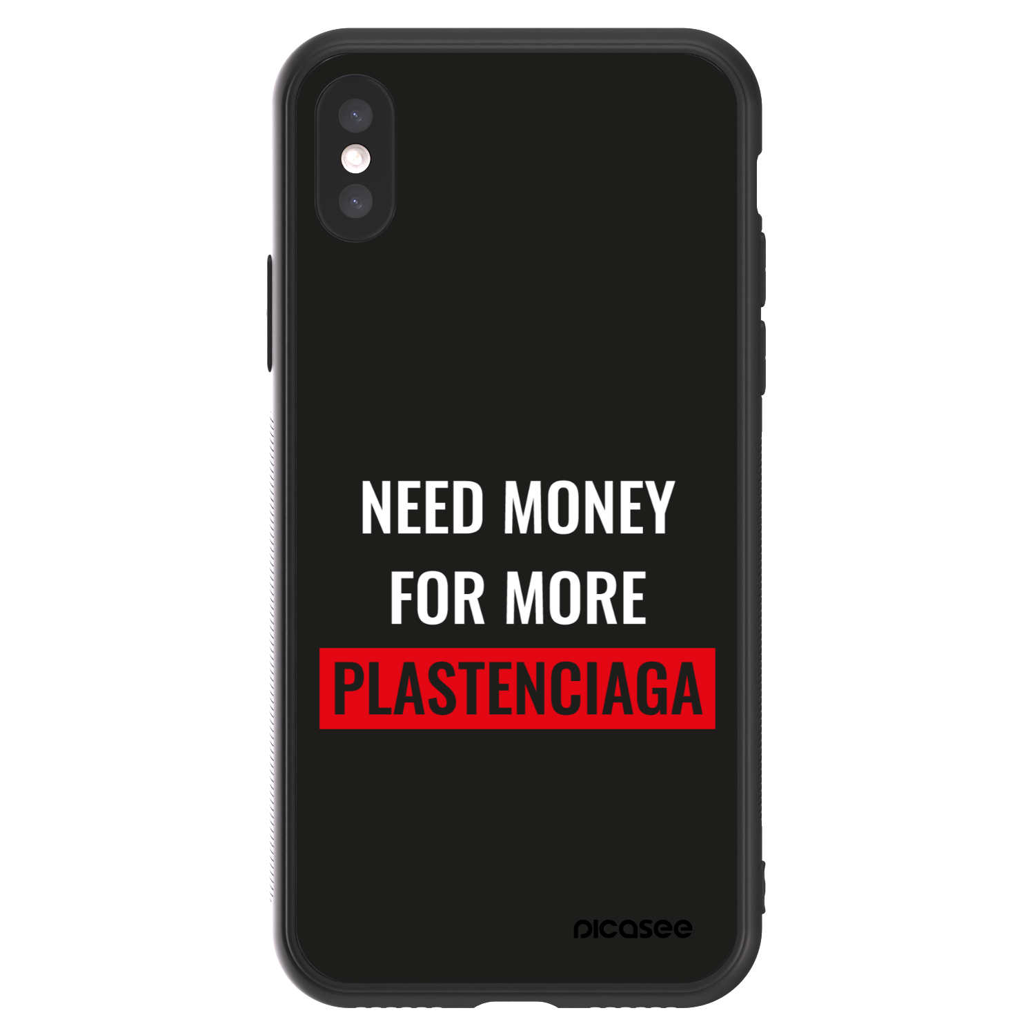 Picasee ULTIMATE CASE na Apple iPhone X/XS - More PLASTENCIAGA