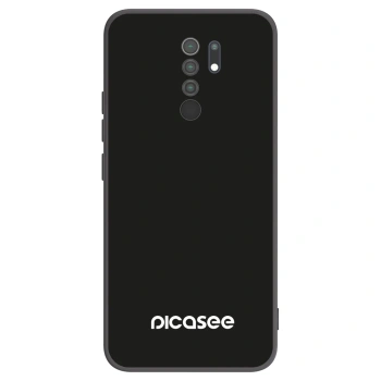Picasee silikonowe czarne etui na Xiaomi Redmi 9 - Picasee