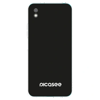 Picasee silikonowe czarne etui na Xiaomi Redmi 9A - Picasee