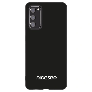 Picasee silikonowe czarne etui na Samsung Galaxy S20 FE - Picasee