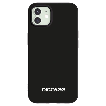 Picasee silikonowe czarne etui na Apple iPhone 12 - Picasee