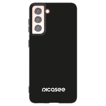 Picasee silikonowe czarne etui na Samsung Galaxy S21 5G G991B - Picasee