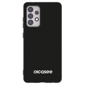 Picasee silikonowe czarne etui na Samsung Galaxy A52 5G A525F - Picasee
