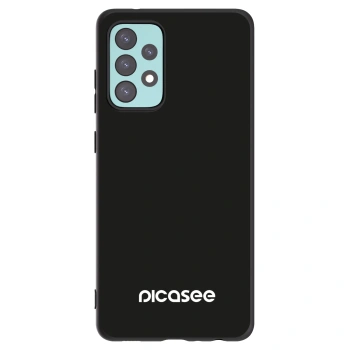 Picasee silikonowe czarne etui na Samsung Galaxy A72 A725F - Picasee