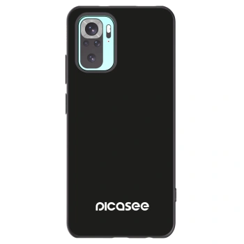 Picasee silikonowe czarne etui na Xiaomi Redmi Note 10 Pro - Picasee