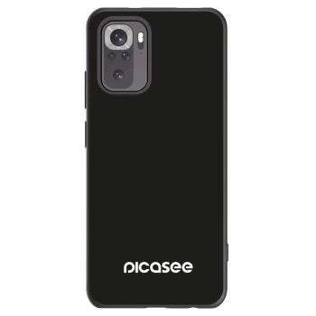 Picasee silikonowe czarne etui na Xiaomi Redmi Note 10S - Picasee