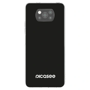 Picasee silikonowe czarne etui na Xiaomi Poco X3 Pro - Picasee