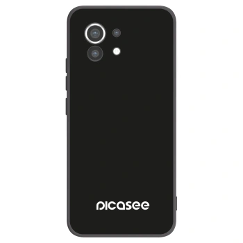 Picasee silikonowe czarne etui na Xiaomi Mi 11 - Picasee