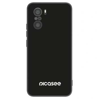 Picasee silikonowe czarne etui na Xiaomi Poco F3 - Picasee