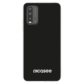 Picasee silikonowe czarne etui na Xiaomi Redmi 9T - Picasee
