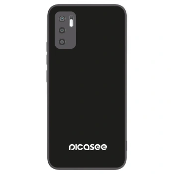 Picasee silikonowe czarne etui na Xiaomi Redmi Note 10 5G - Picasee