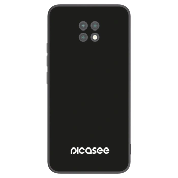 Picasee silikonowe czarne etui na Xiaomi Redmi Note 9T - Picasee