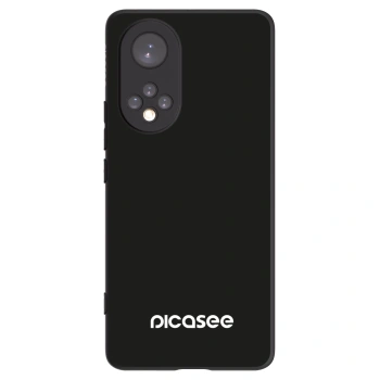 Picasee silikonowe czarne etui na Honor 50 5G - Picasee