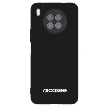Picasee silikonowe czarne etui na Huawei Nova 8i - Picasee
