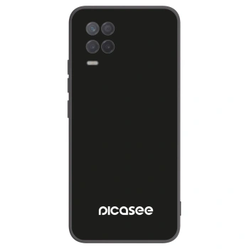 Picasee silikonowe czarne etui na Realme 8 5G - Picasee